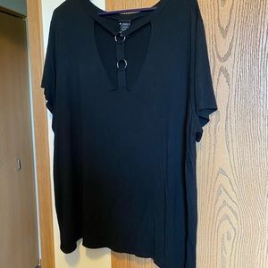 Torrid Black Rings Short Sleeve